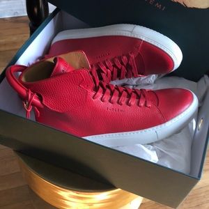Men’s Buscemi Red Sneakers